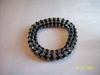 Little Girls Black & Clear Bracelet