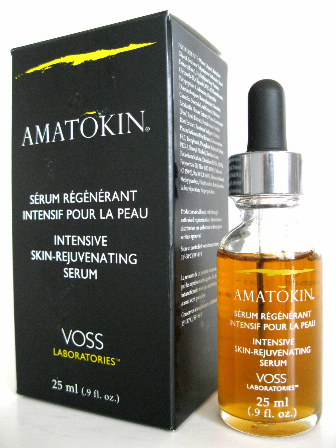 Amatokin Intensive Skin Rejuvenating Serum Anti Aging Wrinkle Facial Face Voss Laboratories 0.9 oz