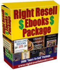 All of my eBooks with complete Resell Rights