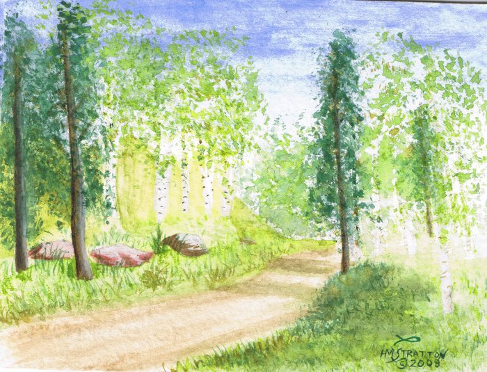 003 PRINT - Circle Park Road (Original not available)