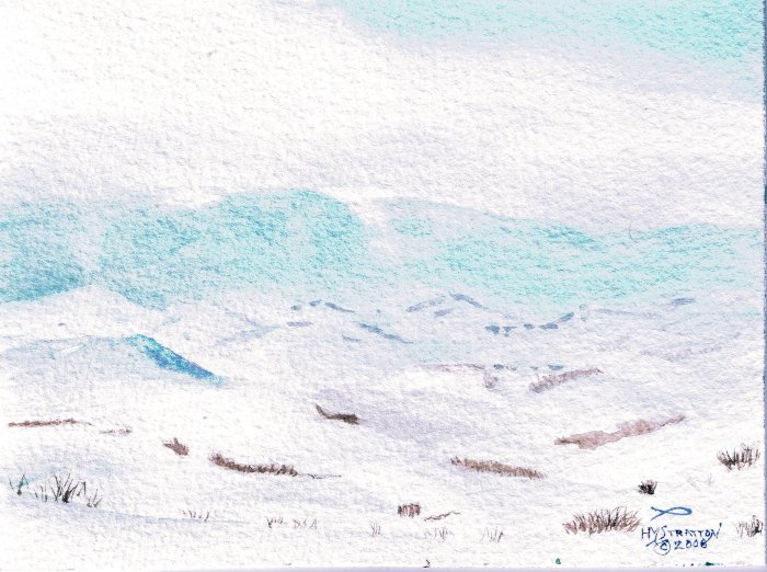007 PRINT - Winter in the Big Horns (Original not available)
