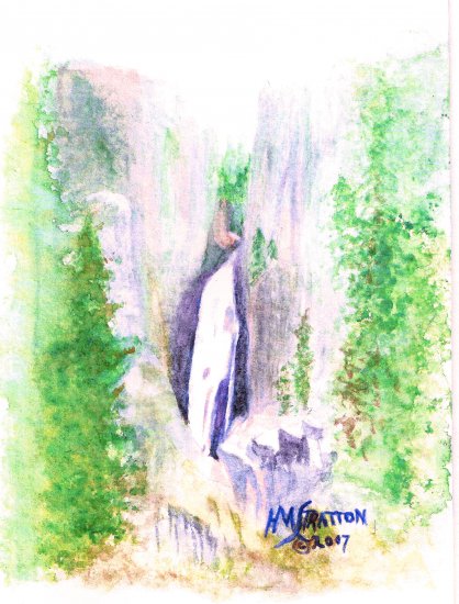 016 PRINT - Porcupine Falls (Original not available)