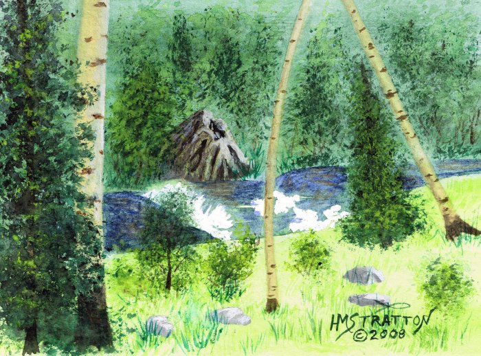 015 PRINT - Big Horn Mountain Stream (Original not available)