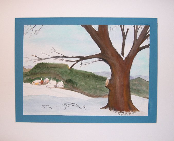 053 Guardian of the Valley (double mat)
