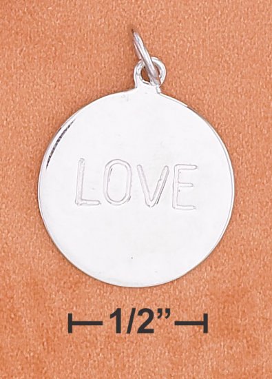 STERLING SILVER- "LOVE" CHARM **FREE SHIPPING ITEM**