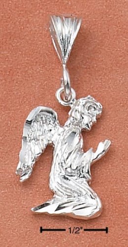 STERLING SILVER ANGEL KNEELING TO PRAY CHARM