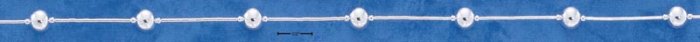 STERLING SILVER BEAD BRACELET **FREE SHIPPING**