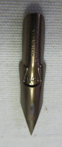 Two ESTERBROOK Falcon Pen No. 048 Steel Fountain Pen Nibs 1-11/16 inch