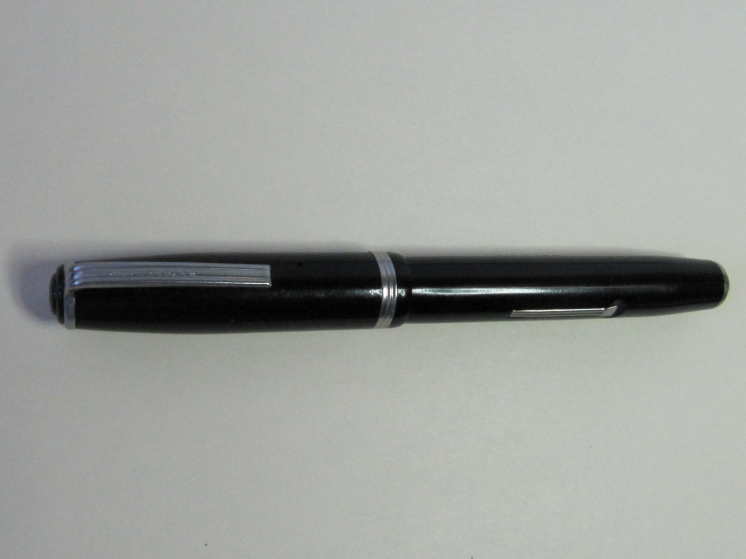 Vintage Esterbrook J Double Jewel Fountain Pen Black Barrel