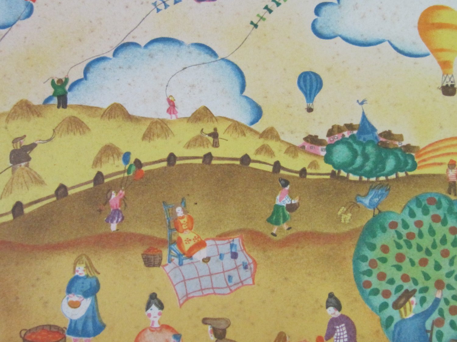 Valerie Hermant Art Signed Ltd Ed Color Litho Print 123/150 9x6.5 In