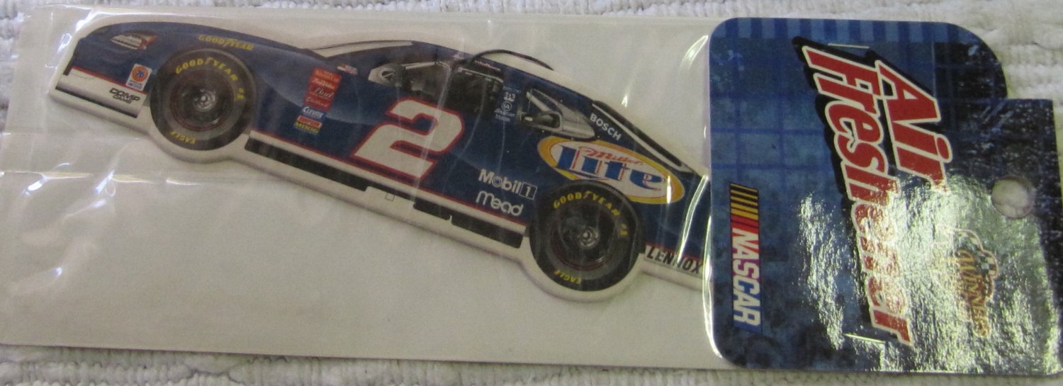 Vintage NASCAR Car Air Freshener No. 2 Miller Lite In Unopened Package