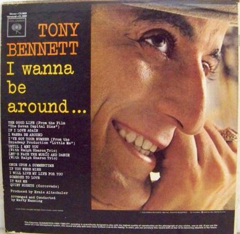 TONY BENNETT I Wanna Be Around Columbia CL2000 Original 1963 LP Vinyl Monaural Mono Record Album