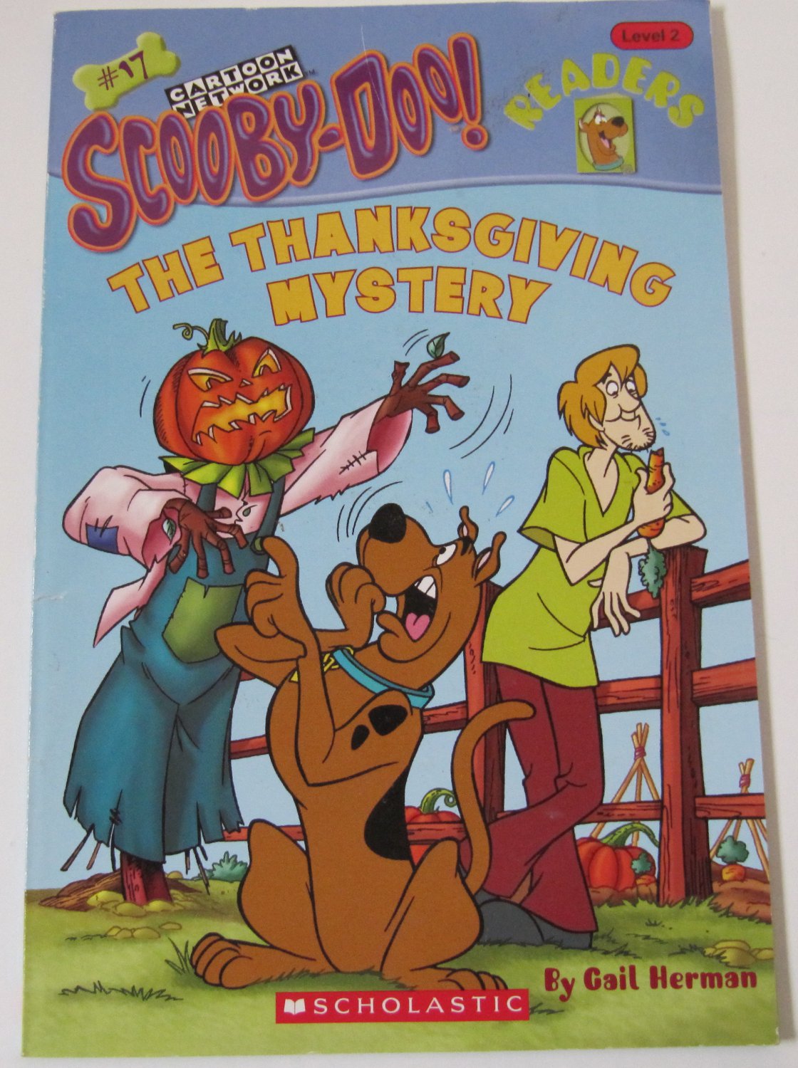 Scooby Doo Readers The Thanksgiving Mystery Paperback Book Level 2 Scholastic 6794