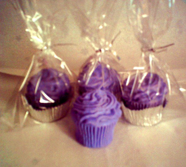 4 WILD BERRY Cupcake Candles