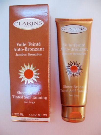 CLARINS SHEER BRONZE TINTED SELF TANNING FOR LEGS, 125 ML