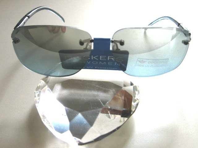 DOCKERS Women Blue Shaded Rimless Sunglasses D208-021