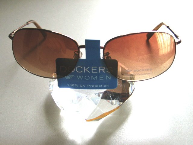 DOCKERS Women Brown Shaded Sunglasses with Soft Metal Rim, D2054-059