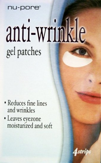 S0199 3 x NU-PORE UNDER EYE ANTI-WRINKLE GEL PATCHES, 4 STRIPS