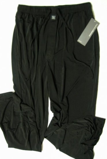 PERRY ELLIS PORTFOLIO BLACK SILKY SLEEP PANT 823000, SIZE MEDIUM