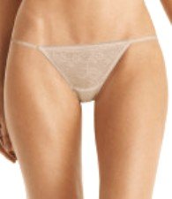 A0329 CALVIN KLEIN SEDUCTION LACE THONG, F2767, DUNE SIZE MEDIUM