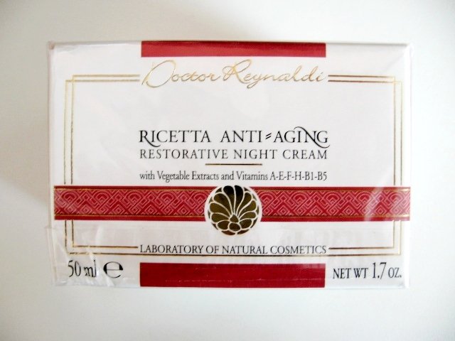 S0157 Dottoressa Reynaldi Ricetta Anti-Aging Restorative Night Cream 50ml New