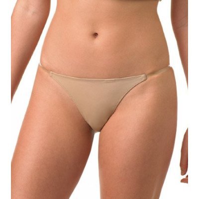 DONNA KARAN SOLUTIONS NUDE INVISIBLE CLEAR STRAP G-STRING, 342563, SIZE MEDIUM