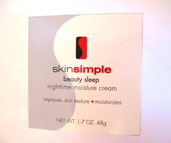 S0152 SKIN SIMPLE by EA NIGHTTIME MOISTURE CREAM, 48G 1.7 Oz