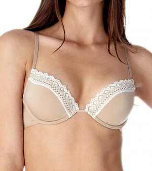 A0032 Calvin Klein Perfectly Fit Flirty Petites Push Up Bra F2986 NUDE SIZE 36A