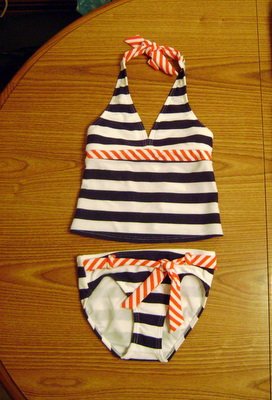 NEW GIRLS LIMITED TOO SWIMSUIT SIZE 6
