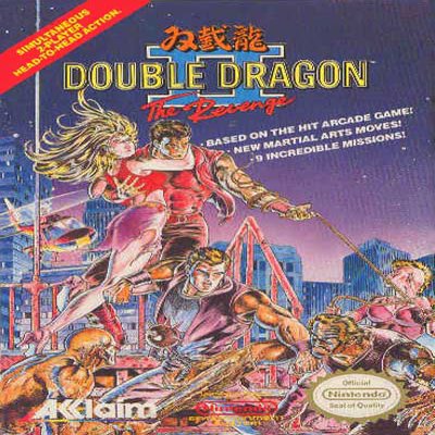 Double Dragon 2 Nintendo NES Game * free shipping *