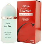 PASHA DE CARTIER FRAICHEUR MENTHE 3.3 OZ EDT SPRAY FOR MEN BY CARTIER