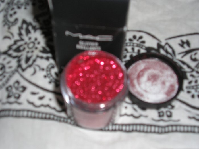 Mac pro Glitter Brillants RED W0W H0T 1/4 tsp sample sz