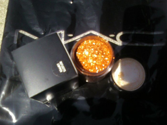 Mac Pro glitter brillants REFLECTS COPPER H0t sample sz