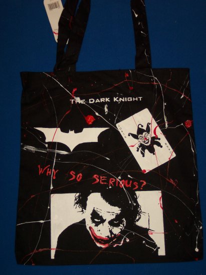 DIY The Dark Knight Tote/Handbag - Joker- Ledger - Batman