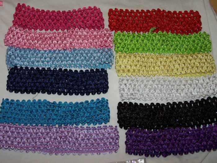 1.5" Crochet Headbands