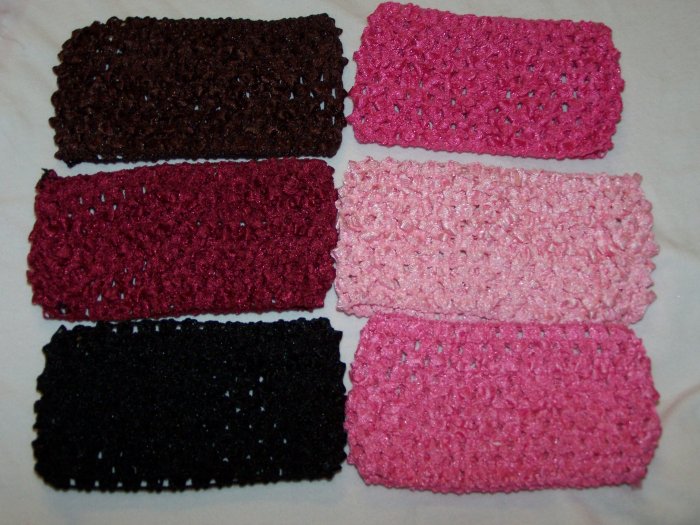 3" Crochet Headbands