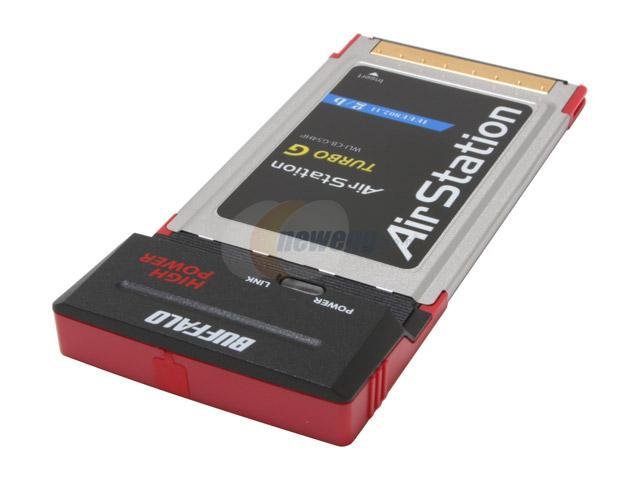 Buffalo WLI-CB-G54HP Wireless-G MIMO Performance Notebook Adapter-Used