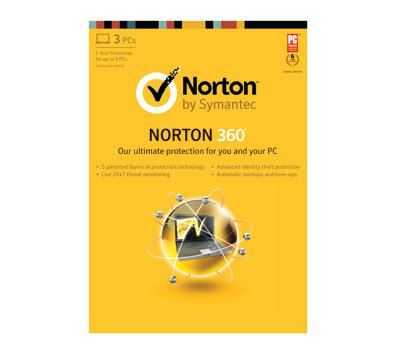 Symantec Norton 360 V5.0 - 3 User no Box /never used Retail version