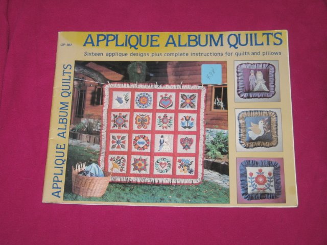 'Applique Album Quilts' 25 page Book