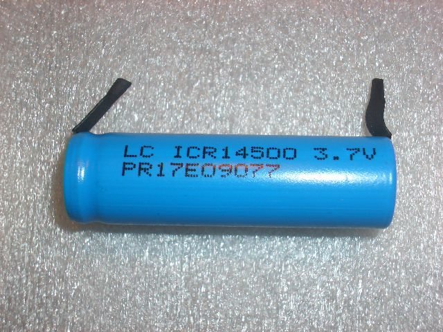 AA Lithium Ion 750 mAh Rechargable Cell tabs