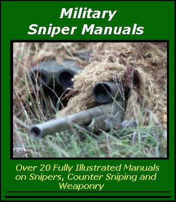 20 Military Sniper Training Manuals on CD
