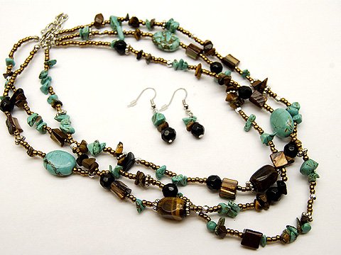 Queen Esther necklace and earrings set.,..
