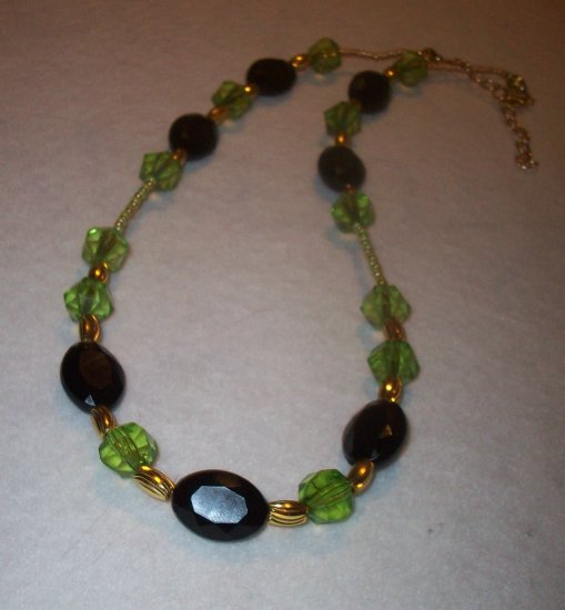 Green Black & Gold Neck.