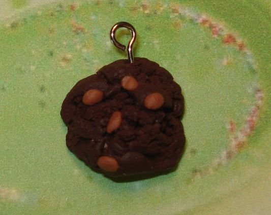 Chocolate cookie with peanut butter chips