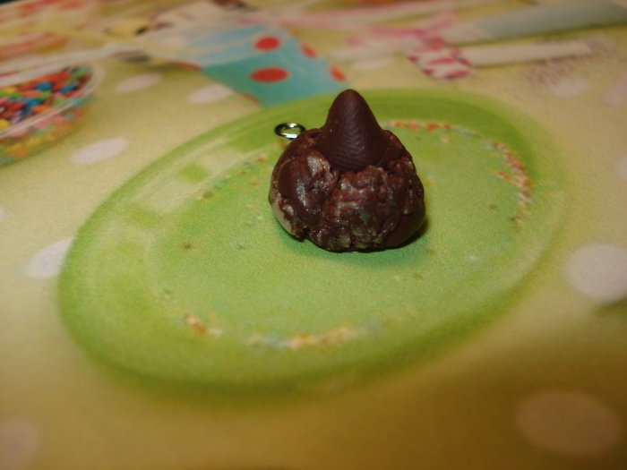 Rocky road cookie with a hershey kiss!