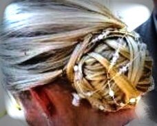 Swarovski Crystal, Pearl & Seed Bead Hair Strand