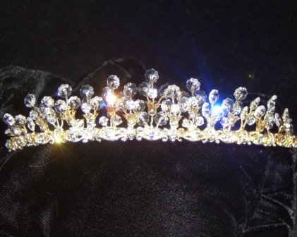 Dancing Flowers Filigree Tiara