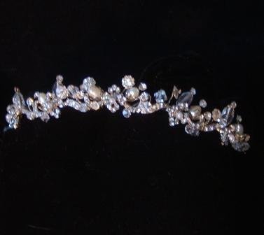 Madison Petite Crystal & Freshwater Pearl Tiara