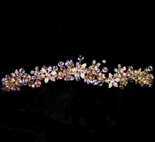 Fairlee Crystal Silver and Gold Tiara Band