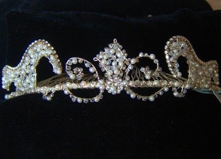 Medieval inspired Tatiana Tiara Comb by Renee Romano